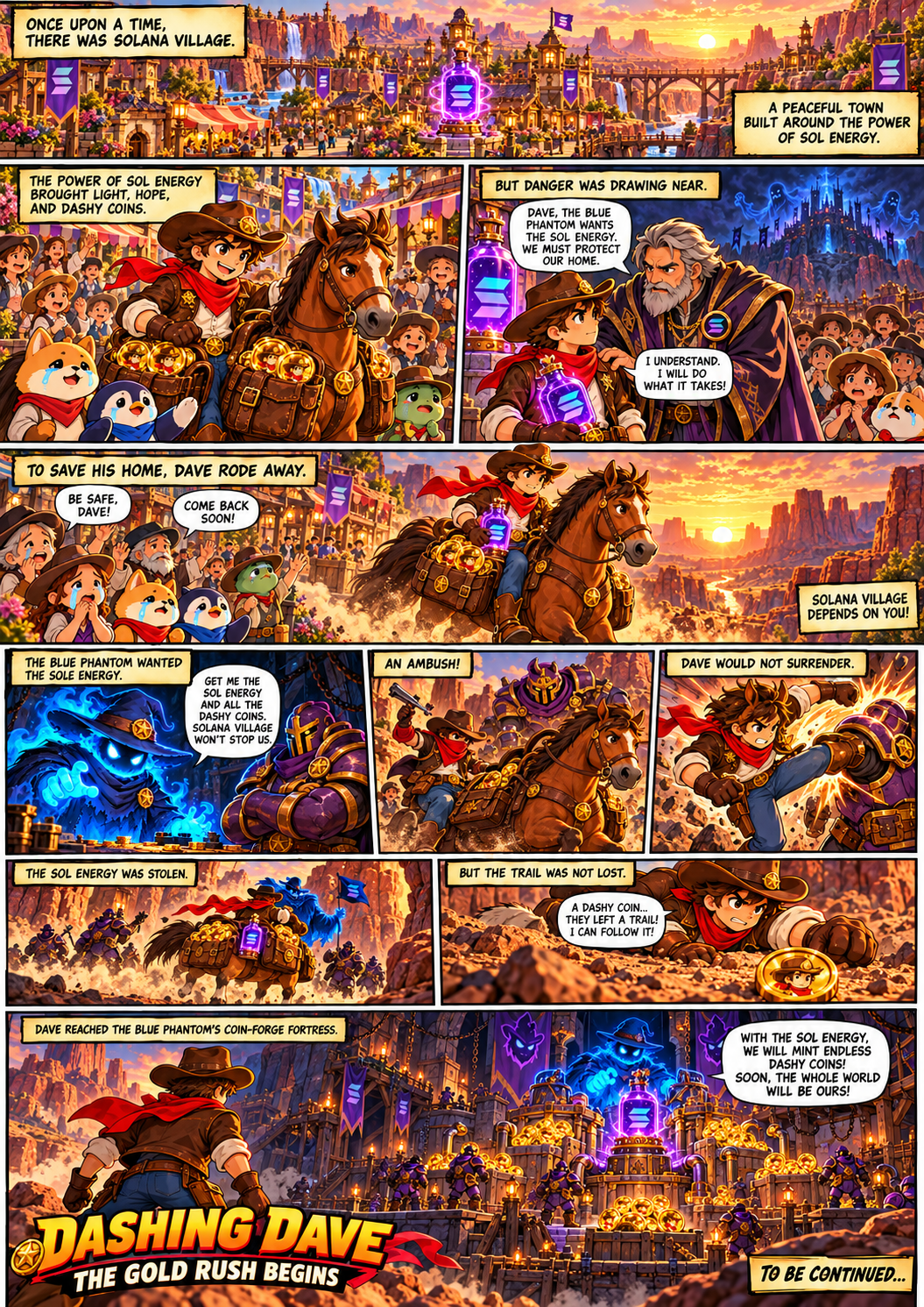 Dashing Dave — The Gold Rush Begins comic chapter 1